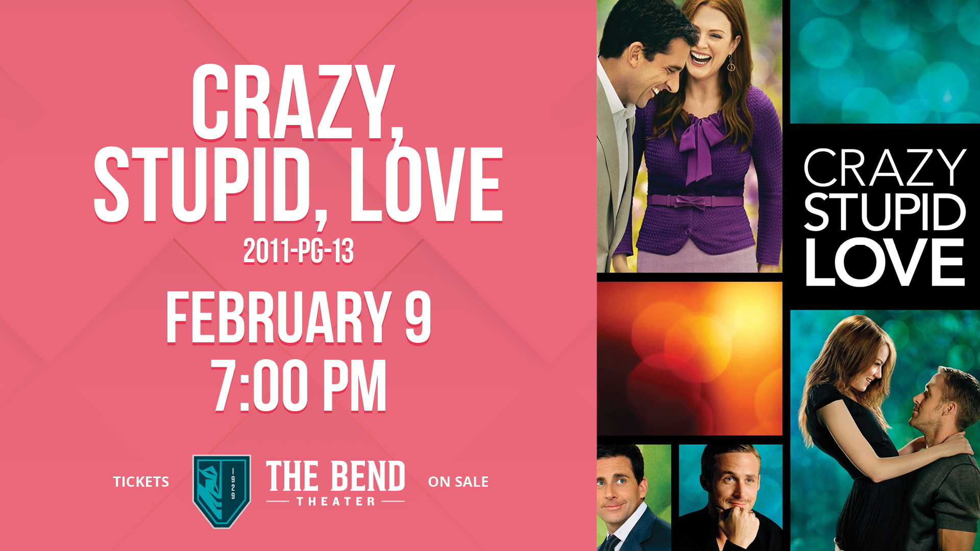 Crazy, Stupid, Love (2011 - PG-13) - The Bend Theater