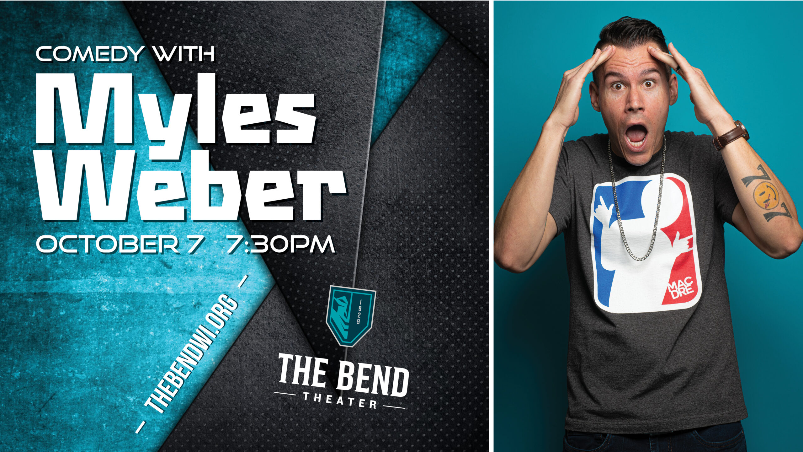 Stand Up Comedy at The Bend Theater with Myles Weber