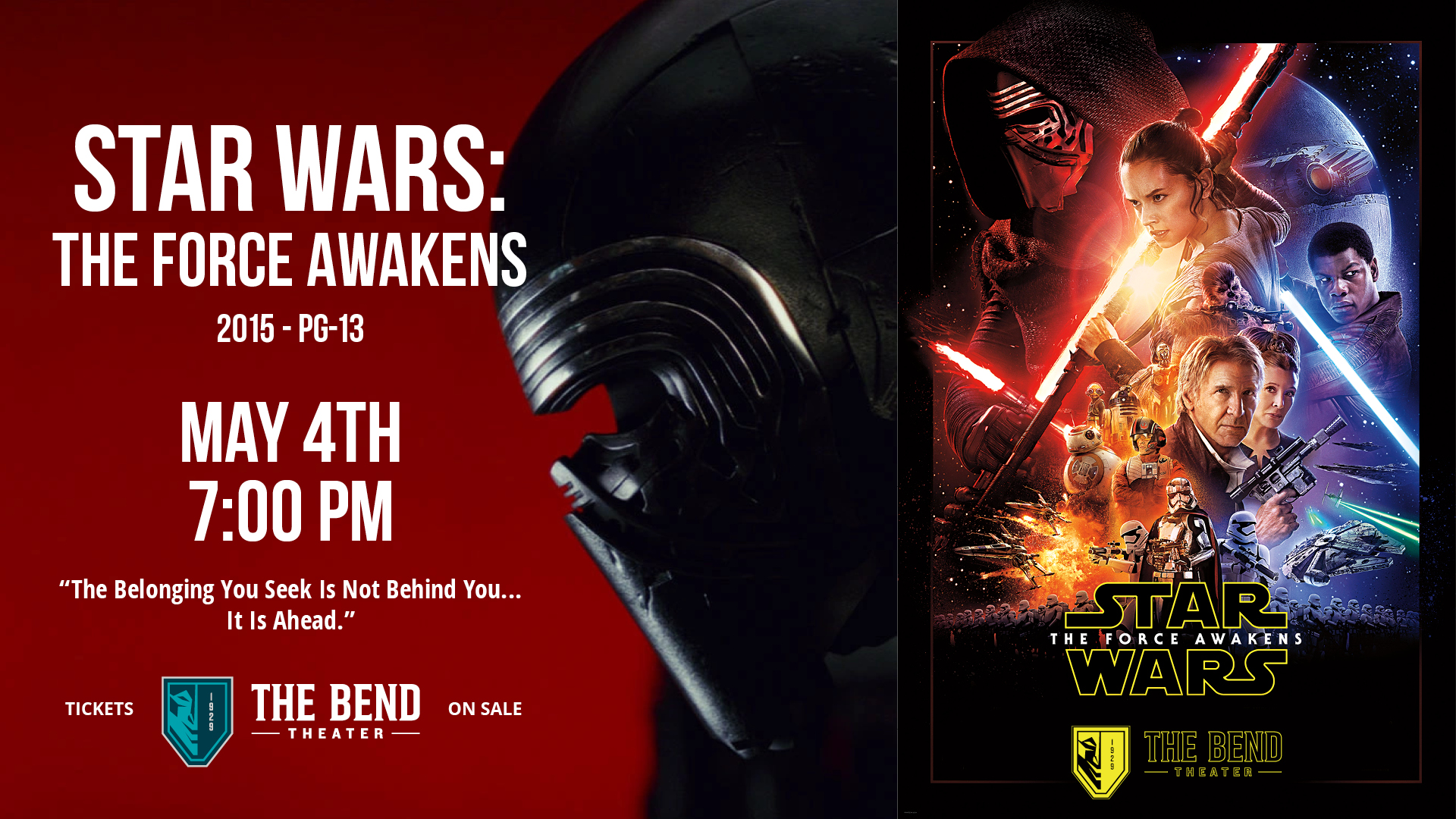 Star Wars: The Force Awakens at The Bend Theater