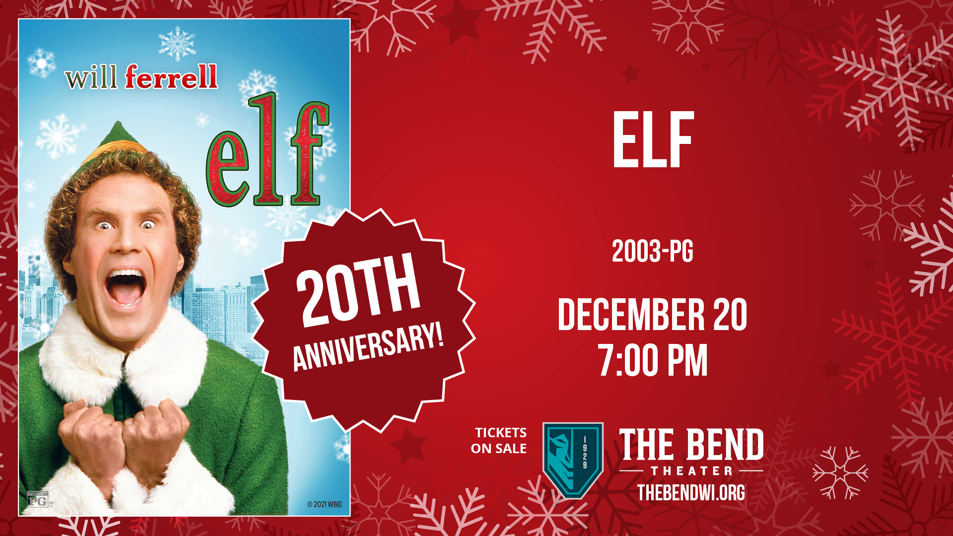 Holiday Classics: Elf (2003 - PG)
