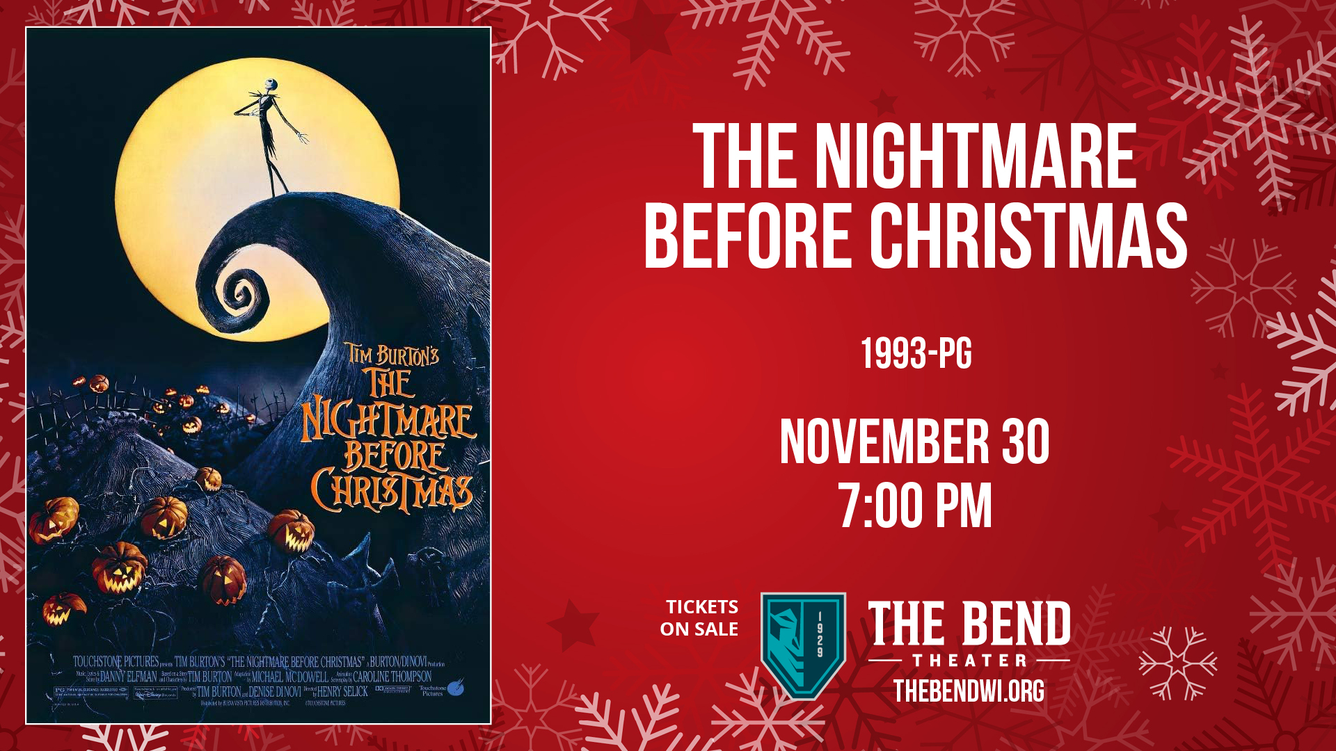 The Nightmare Before Christmas at The Bend Theater
