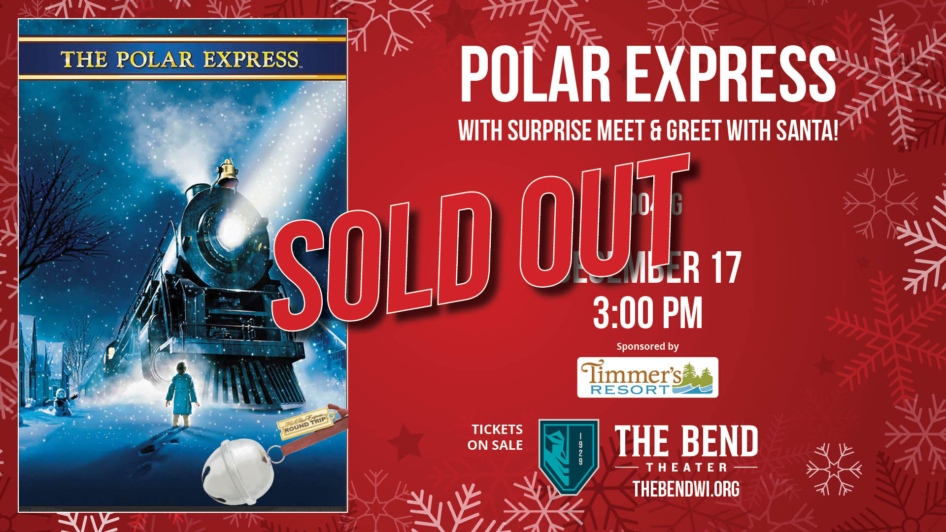 Holiday Classics: The Polar Express (2004 - G) including a "Surprise" Meet & Greet with Santa Claus