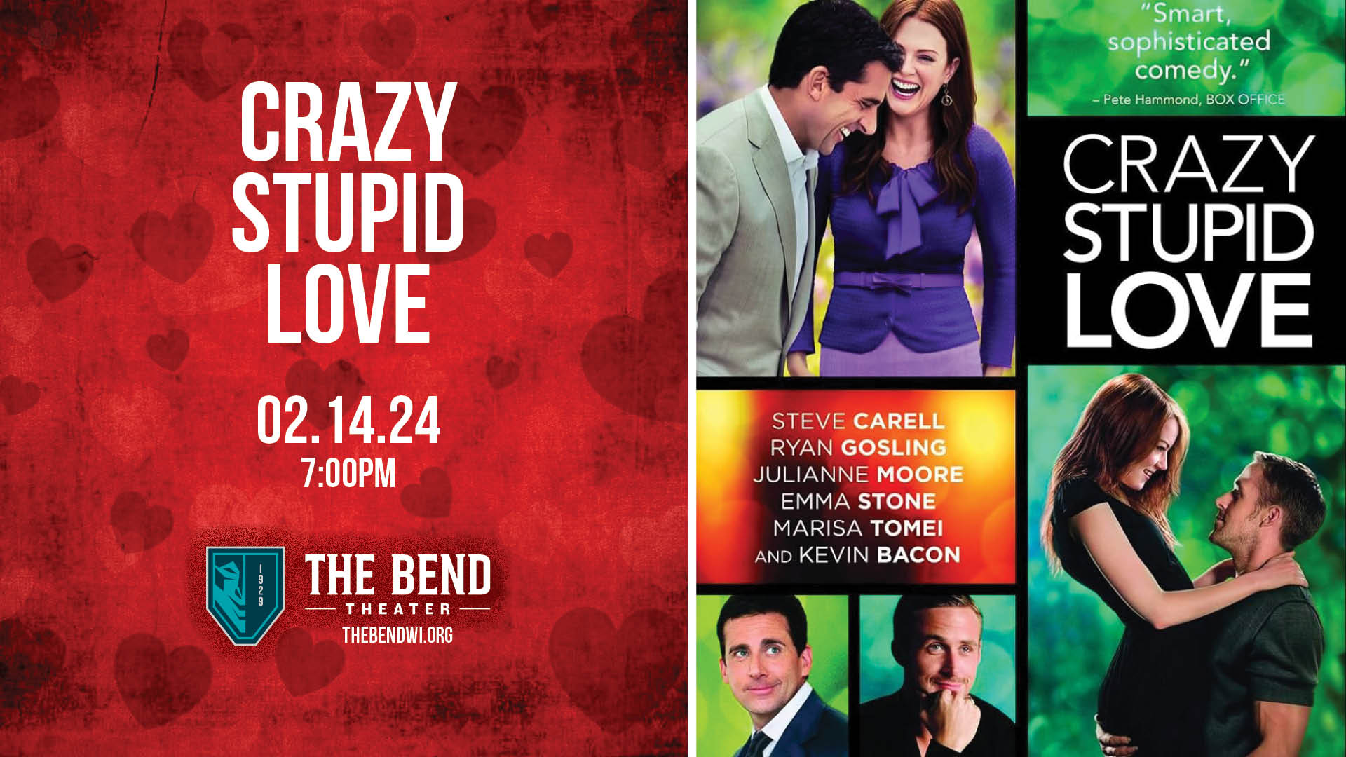 A Valentine's Movie Date Night: Crazy, Stupid, Love (2011 - PG-13)