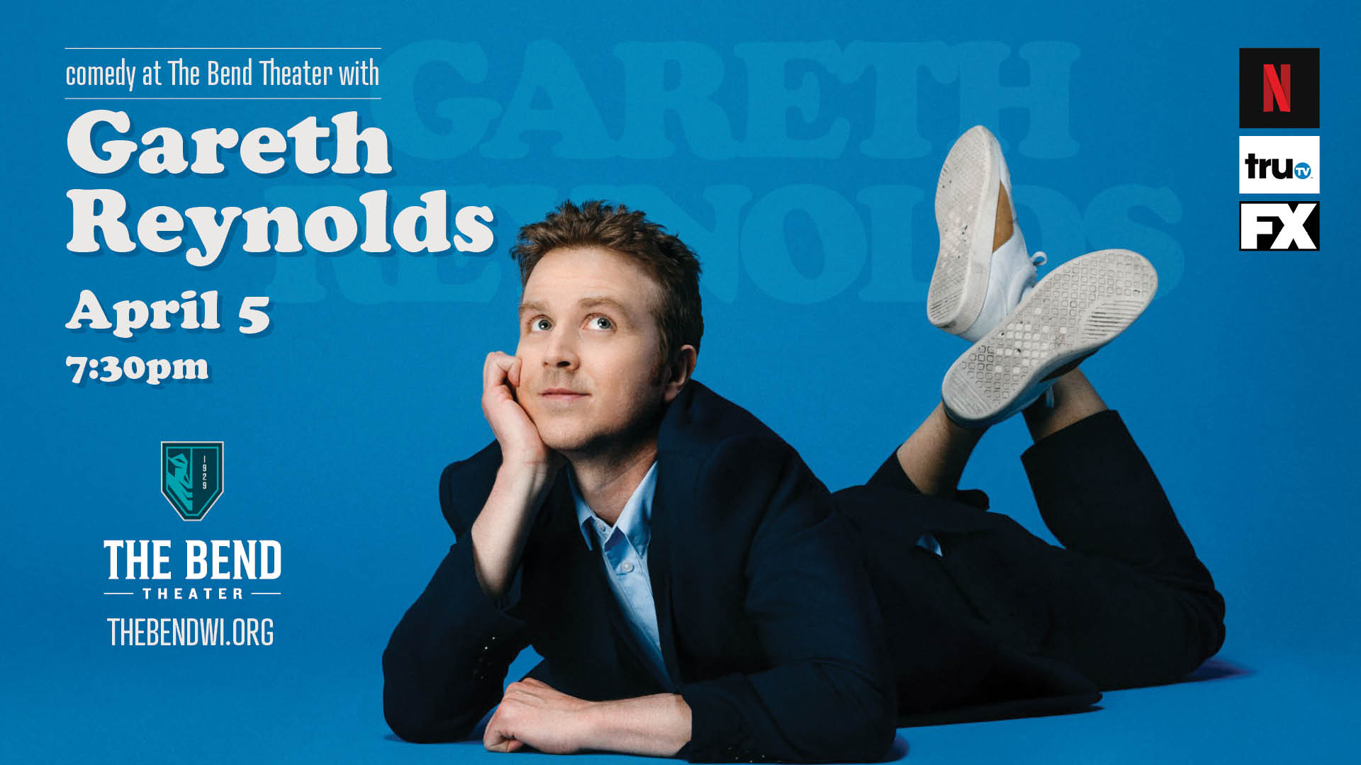 Comedy Nights at The Bend Theater with Gareth Reynolds