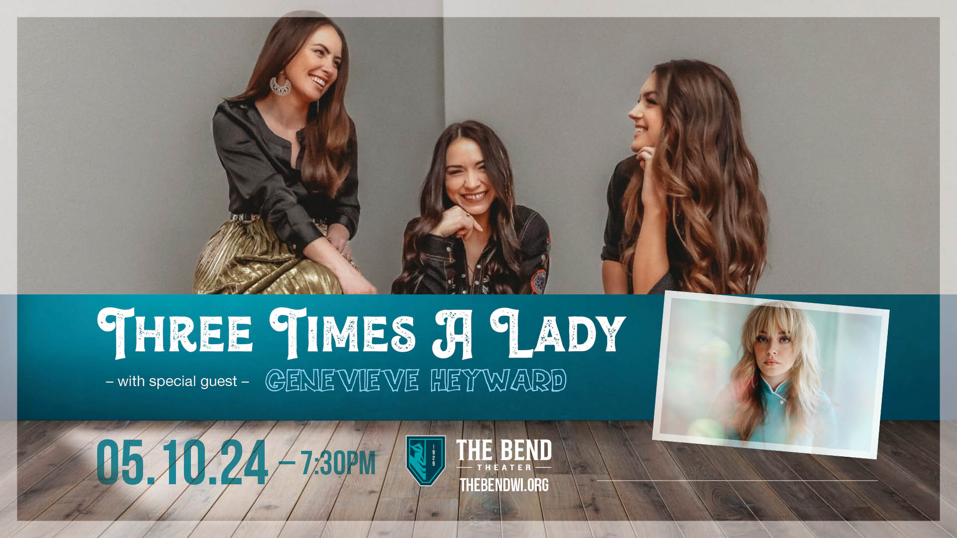 Three Times A Lady w/ special guest Genevieve Heyward