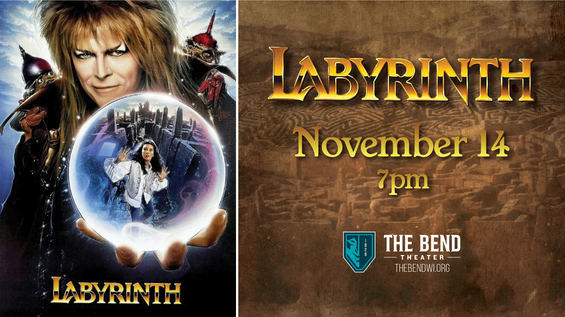 Labyrinth at The Bend Theater