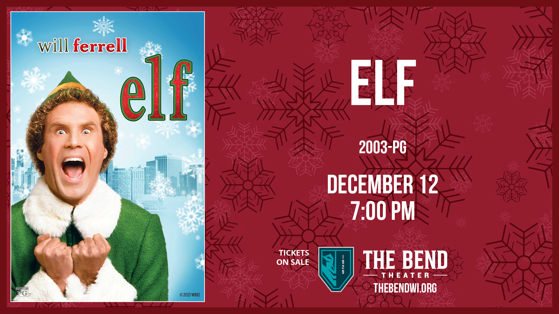 Elf at The Bend Theater