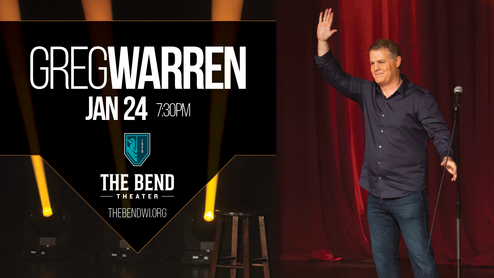 Comedy at The Bend featuring Greg Warren