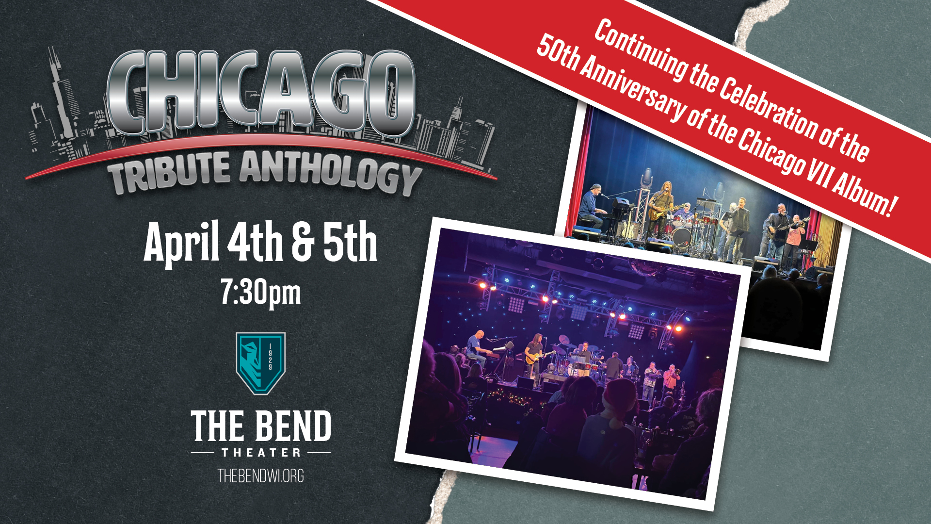 Chicago Tribute Anthology at The Bend Theater