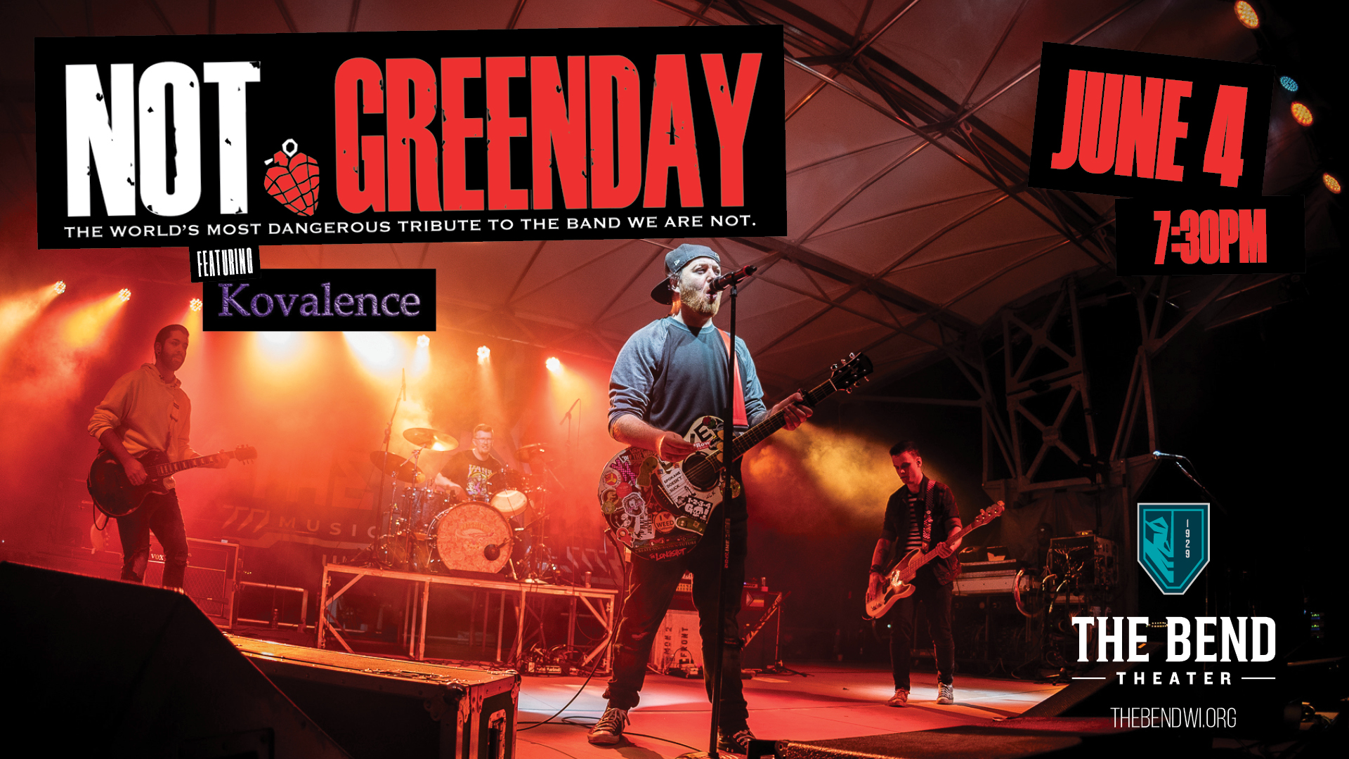 Not.GreenDay with special guest Kovalence