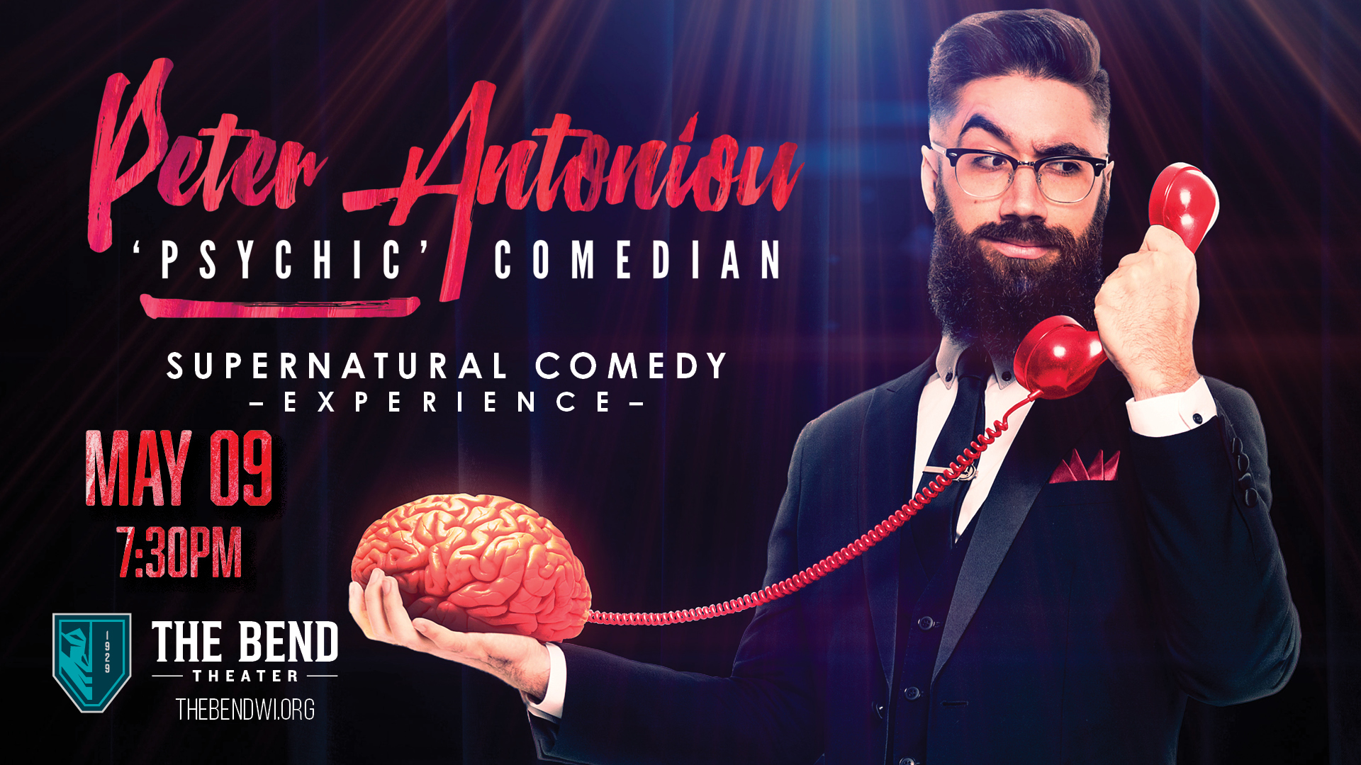 Psychic Comedian Peter Antoniou Live at The Bend Theater