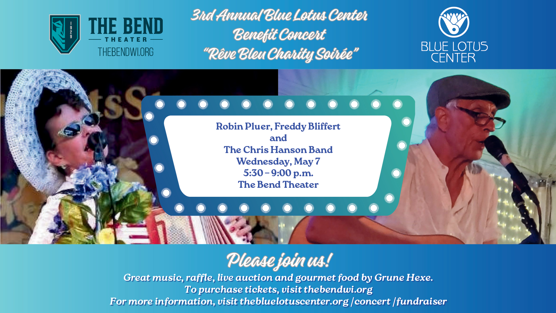 Reve Bleu Charity Soiree - 3rd Annual Blue Lotus Center Benefit Concert