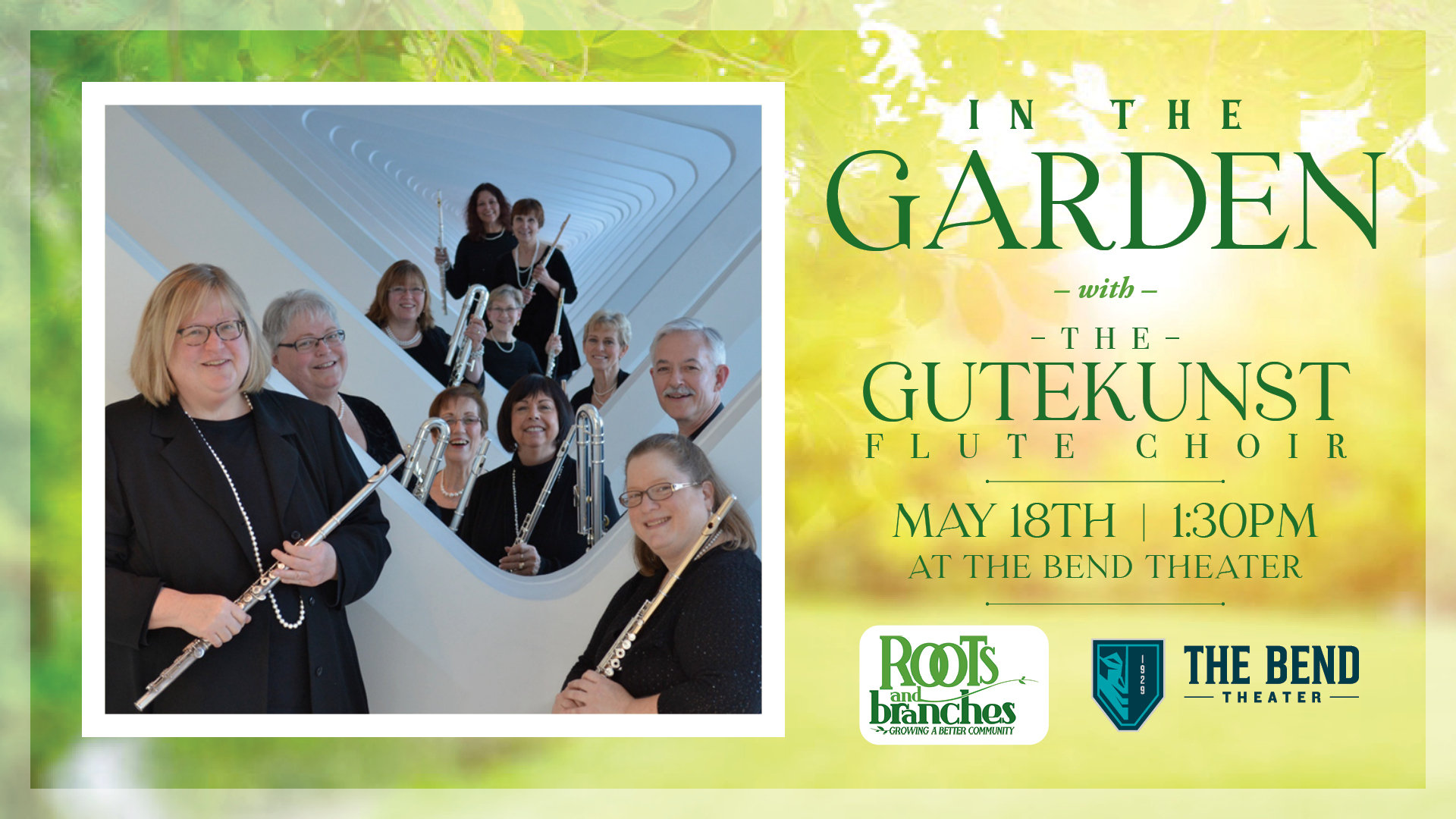 The Gutekunst Flute Choir presents “In the Garden”