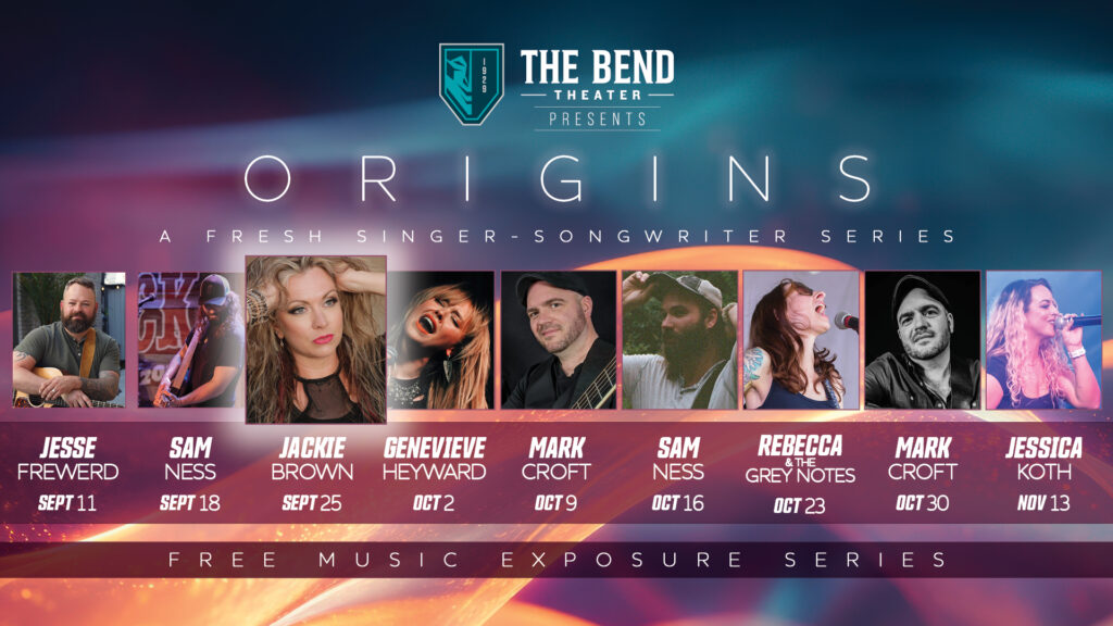 Origins Singer-Songwriter Series - September 11th through November 13th