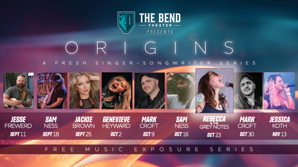 Origins Singer-Songwriter Series - September 11th through November 13th