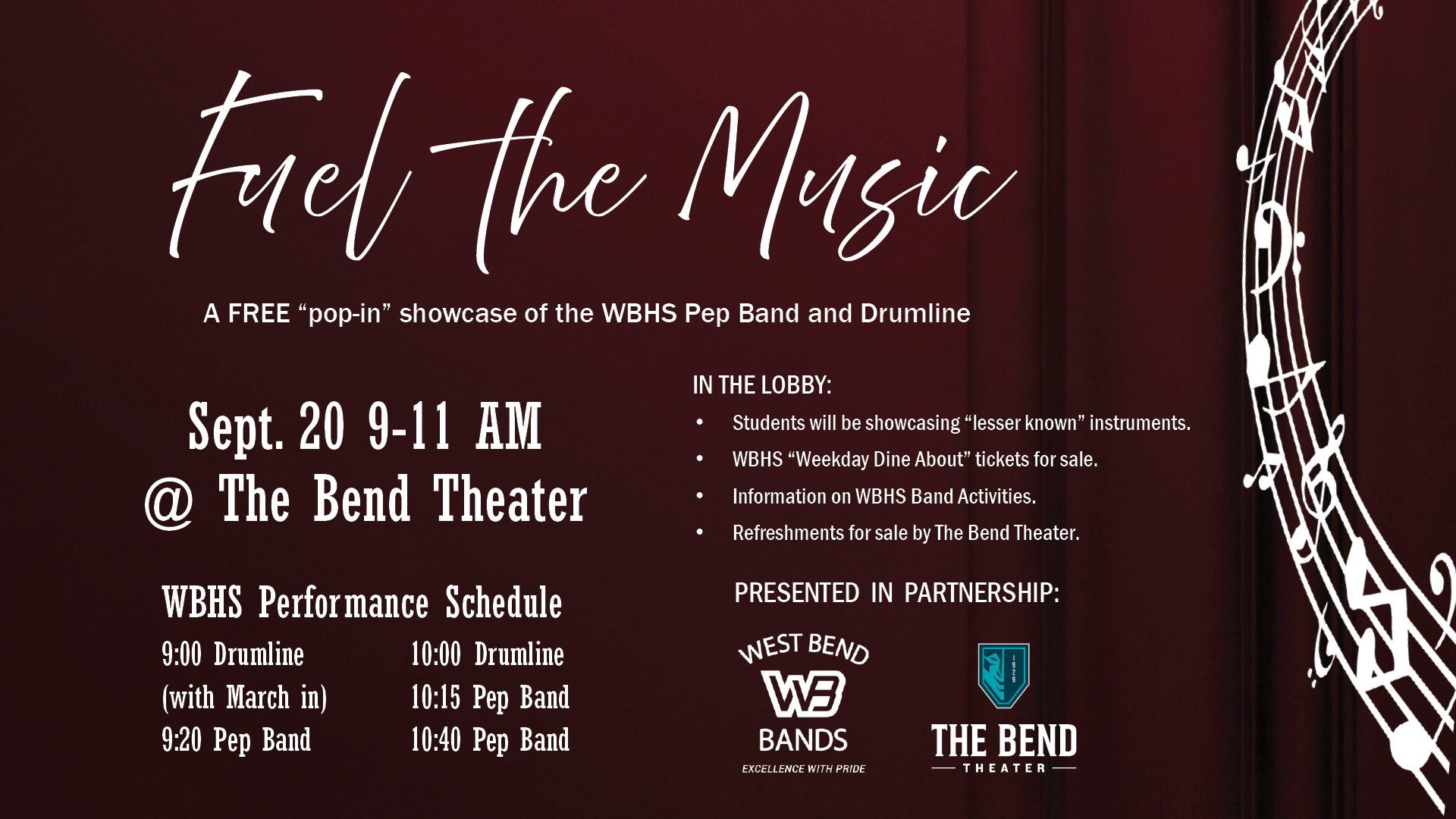 West Bend High School Fuel the Music