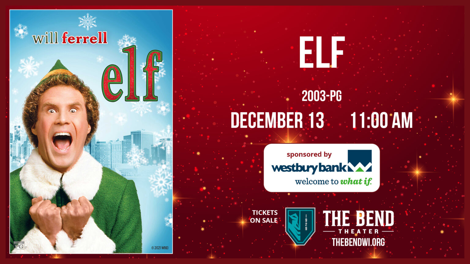 Elf 2003 PG The Bend Theater West Bend WI elf-2003-pg-the-bend-theater-west-bend-wi
