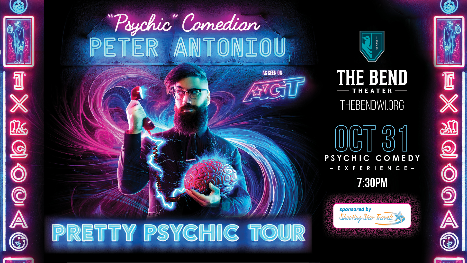 Psychic Comedian Peter Antoniou Live at The Bend Theater
