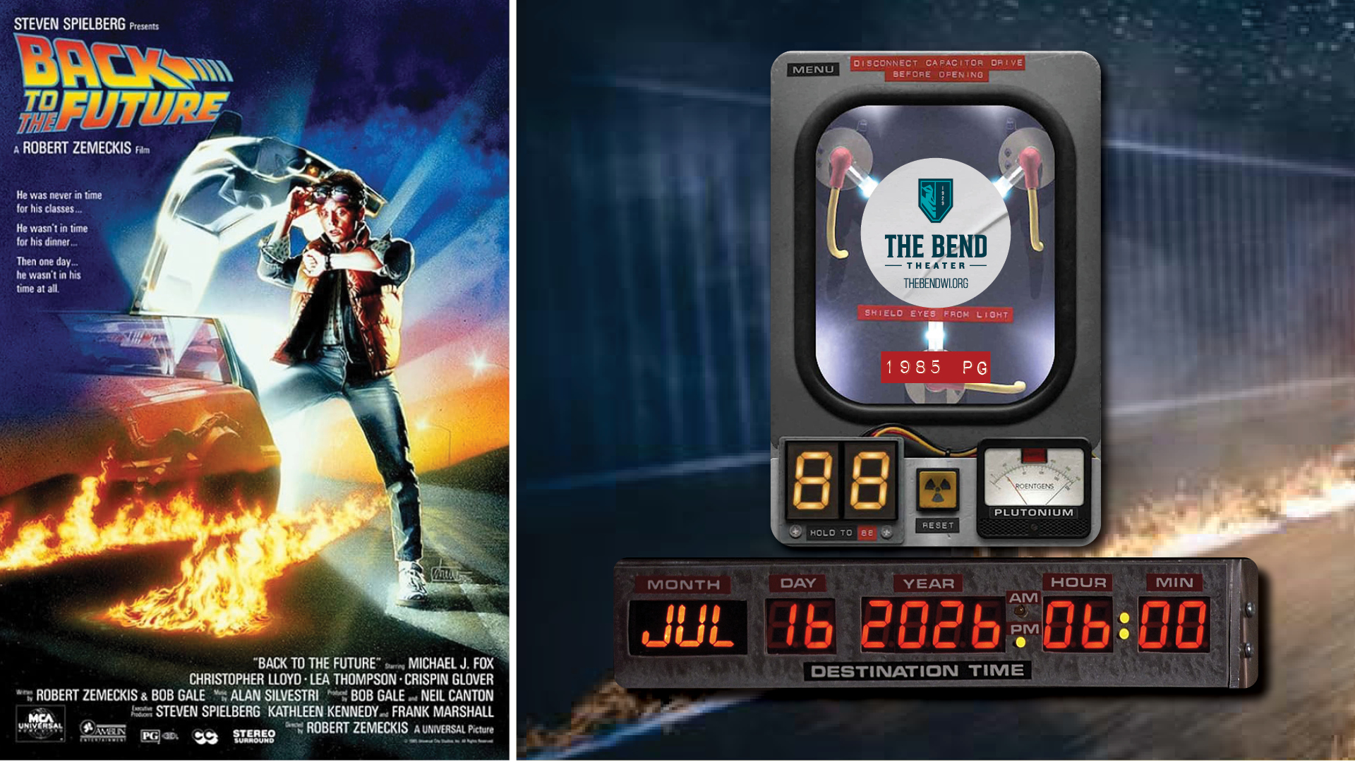 Movie: Back to the Future (1985 PG)
