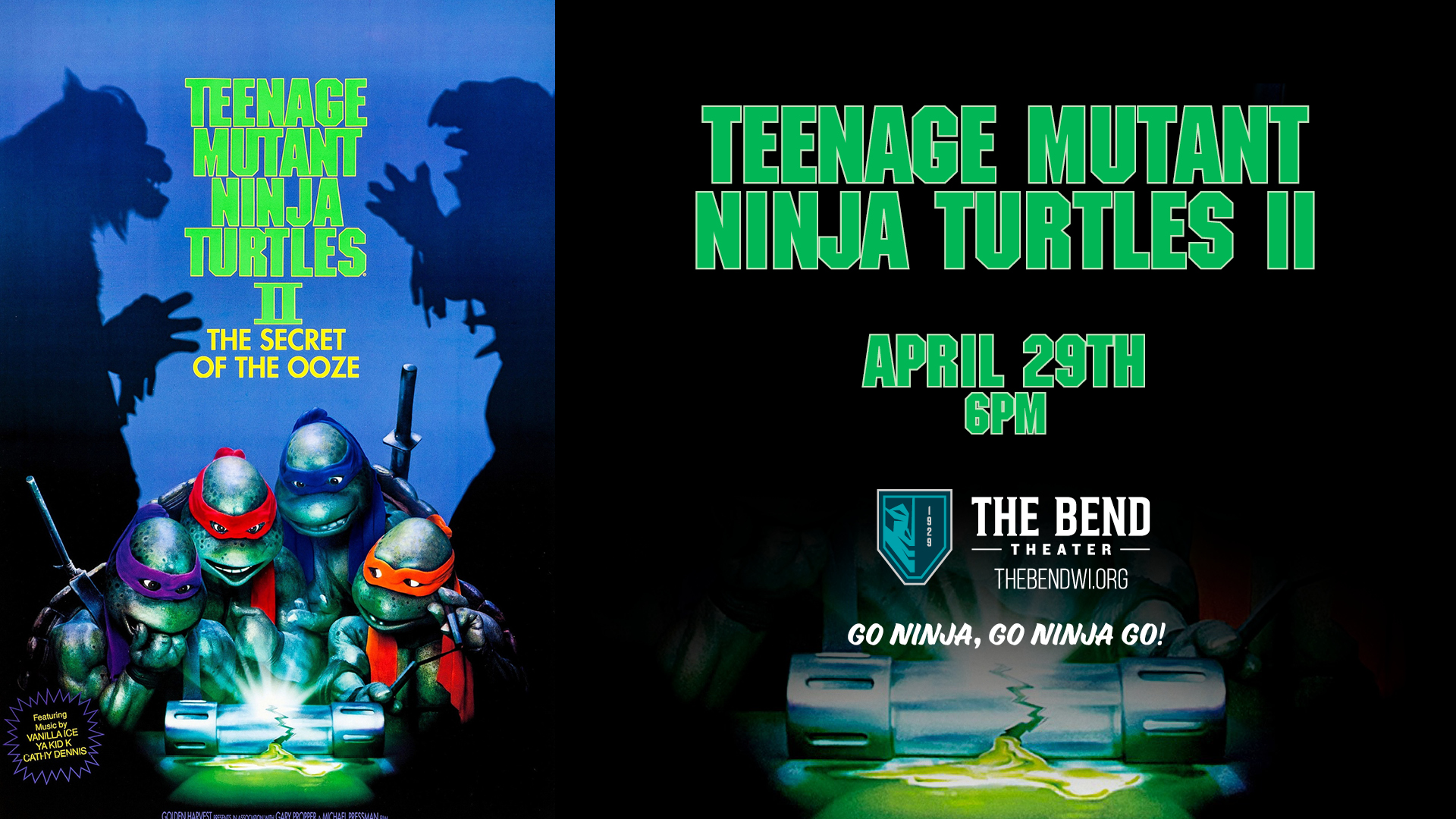 Movie: Teenage Mutant Ninja Turtles II (1991 PG)