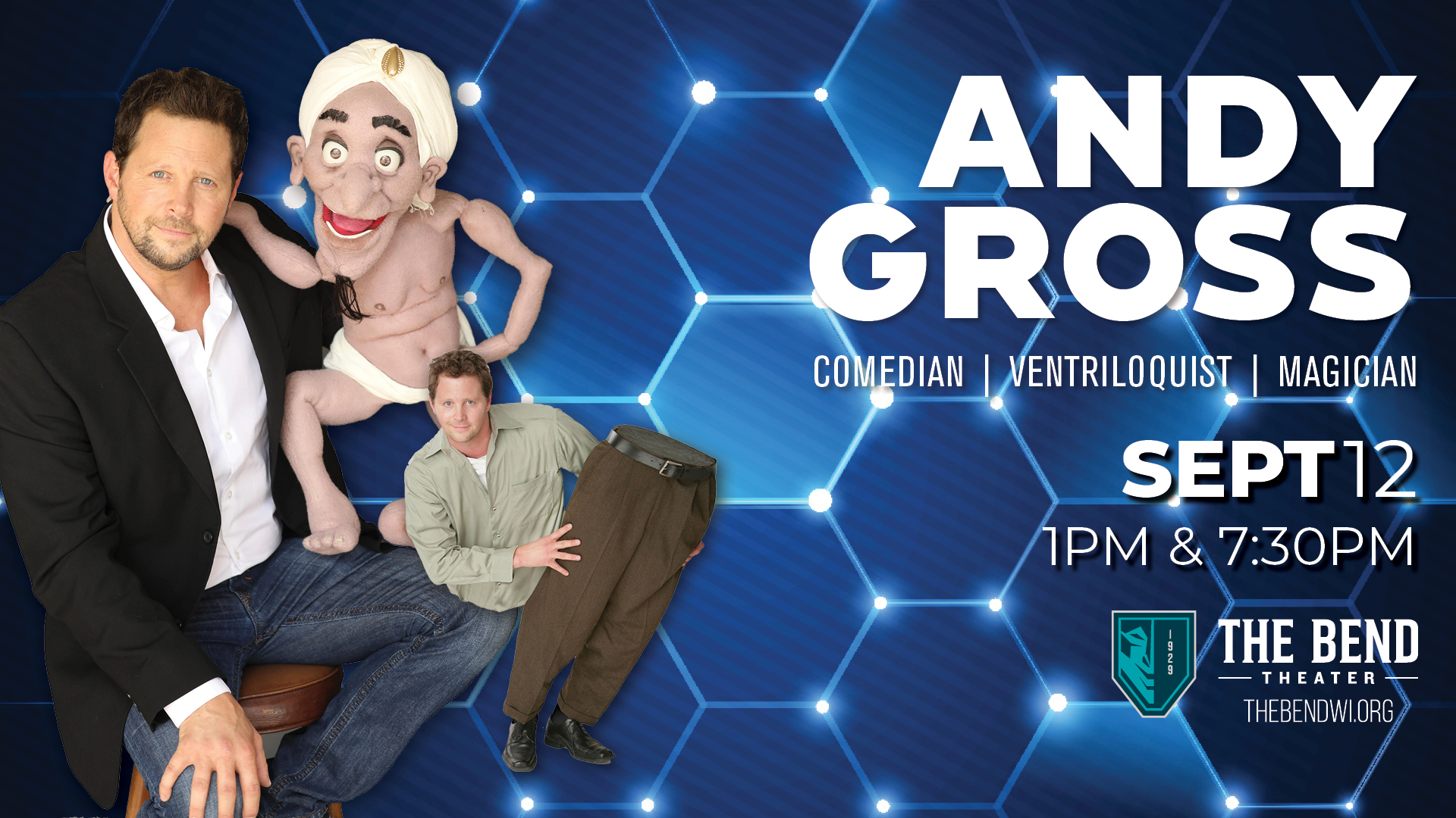 Andy Gross Live at The Bend Theater September 12th