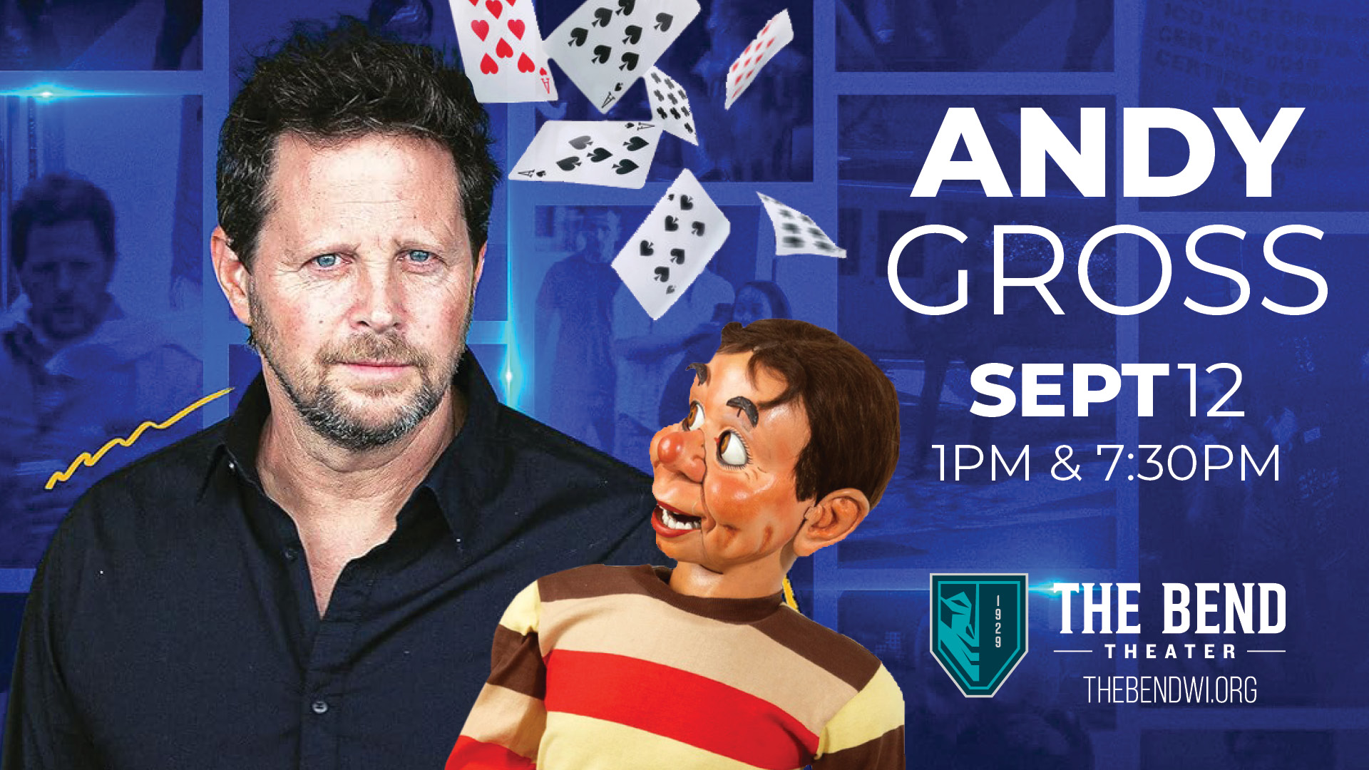 Andy Gross at The Bend Theater in West Bend