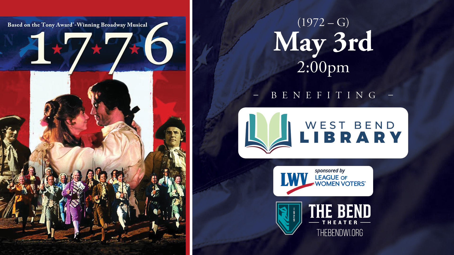 Fundraiser for the West Bend Library at The Bend Theater