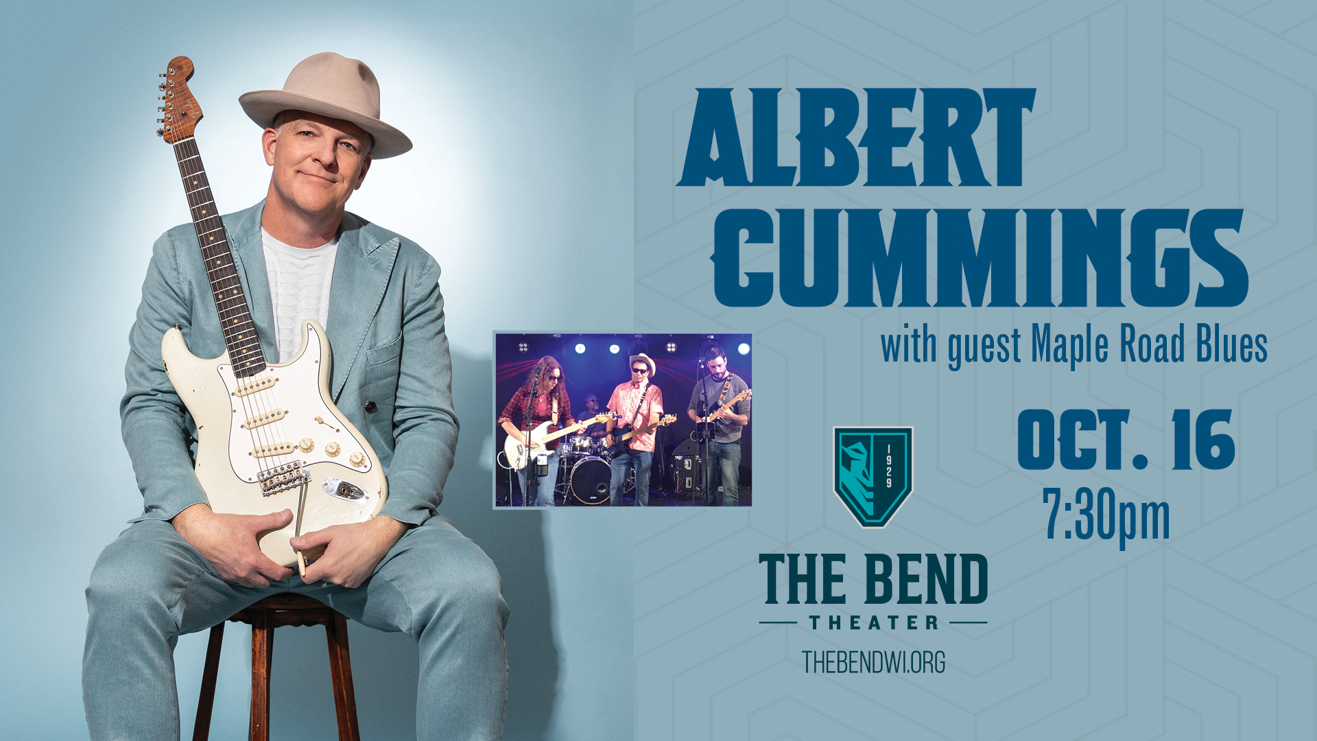 Albert Cummings with guest Maple Road Blues
