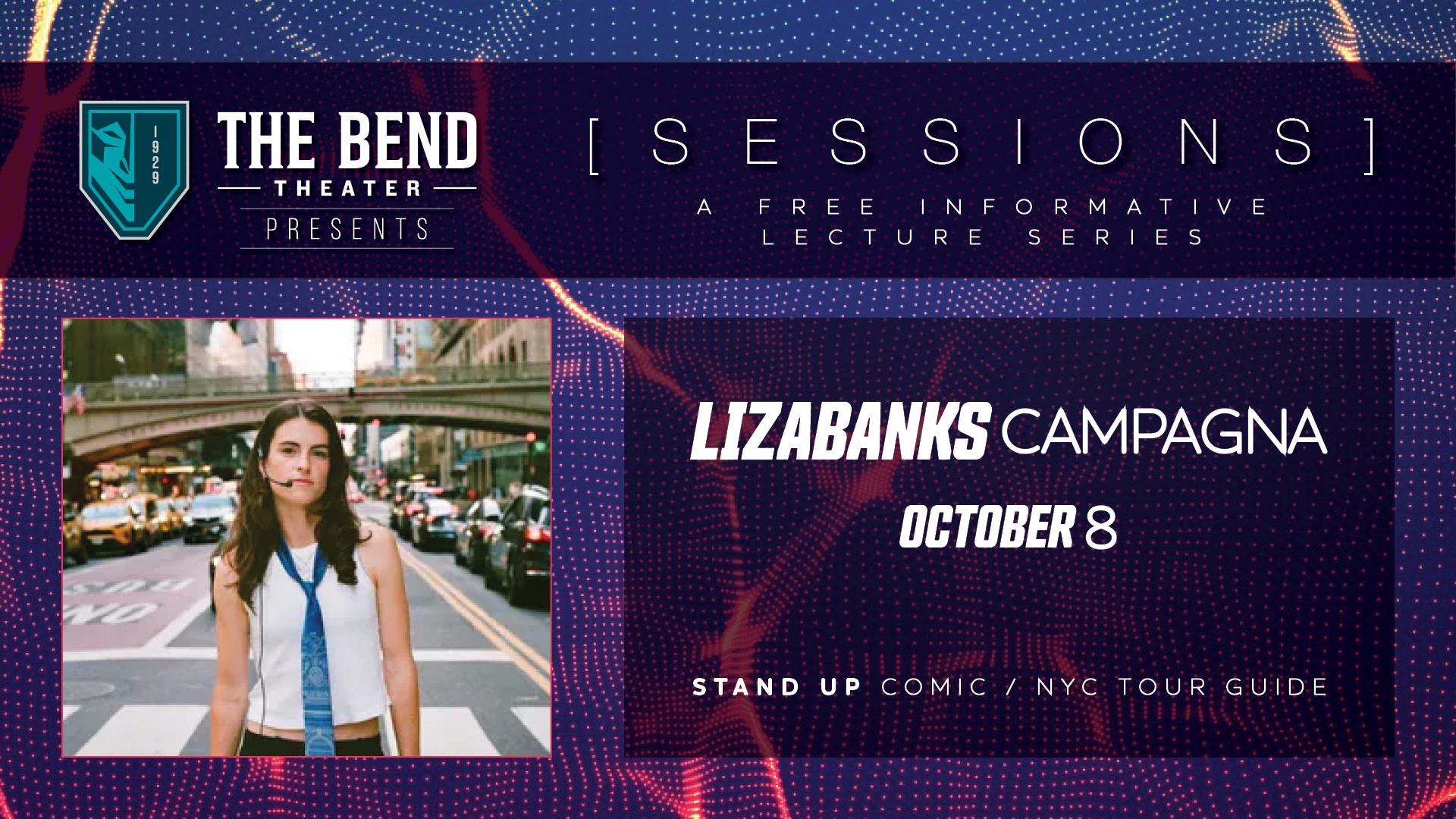 The Bend Sessions: A Free Community Lecture Series: Lizabanks Campagna - October 8