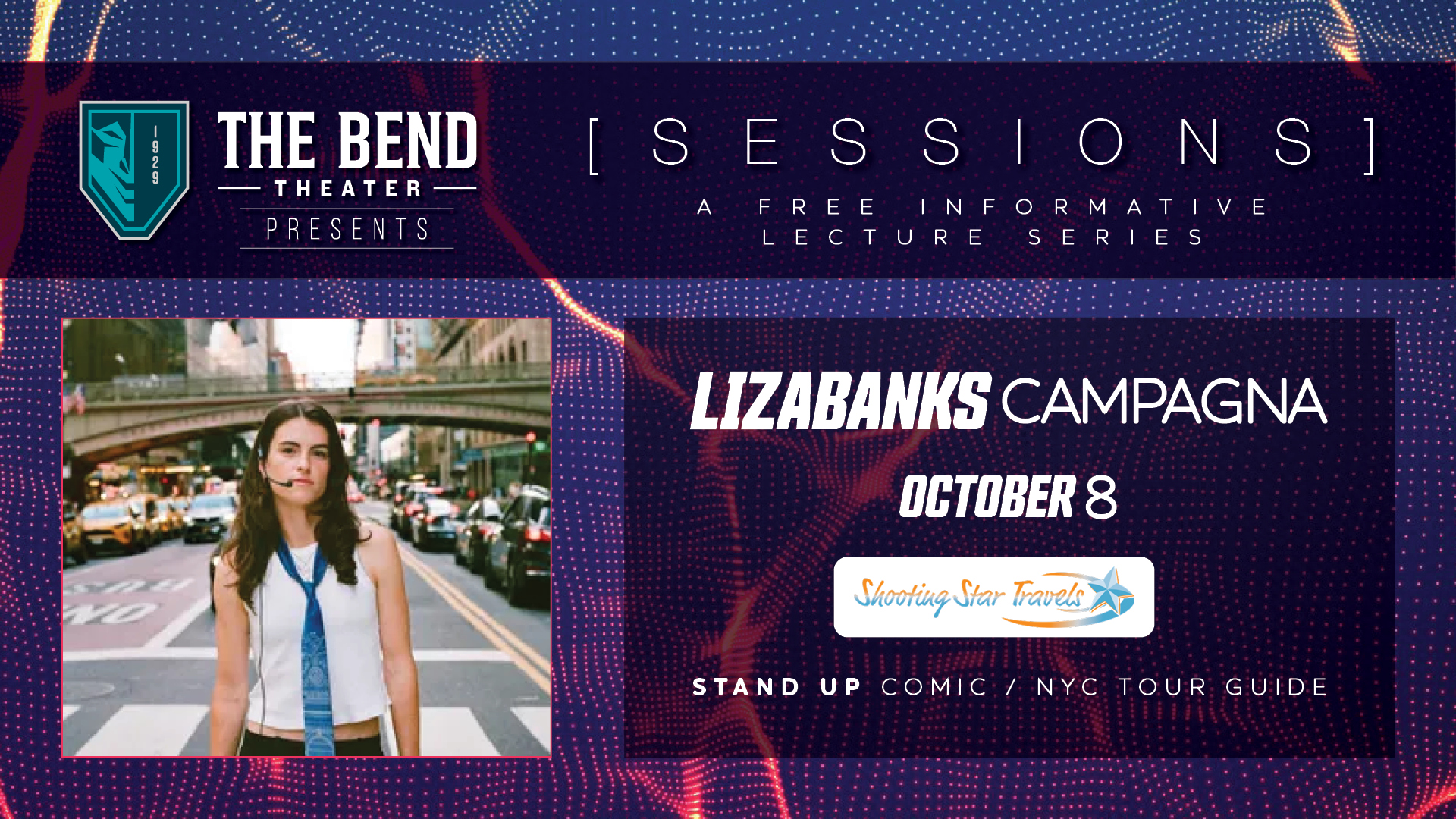 The Bend Sessions: A Free Community Lecture Series: Lizabanks Campagna - October 8