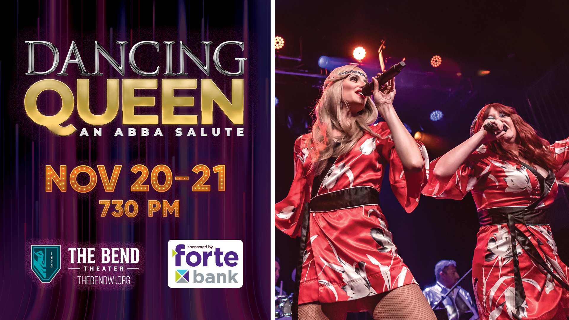 Dancing Queen ABBA Salute - November 20 & 21