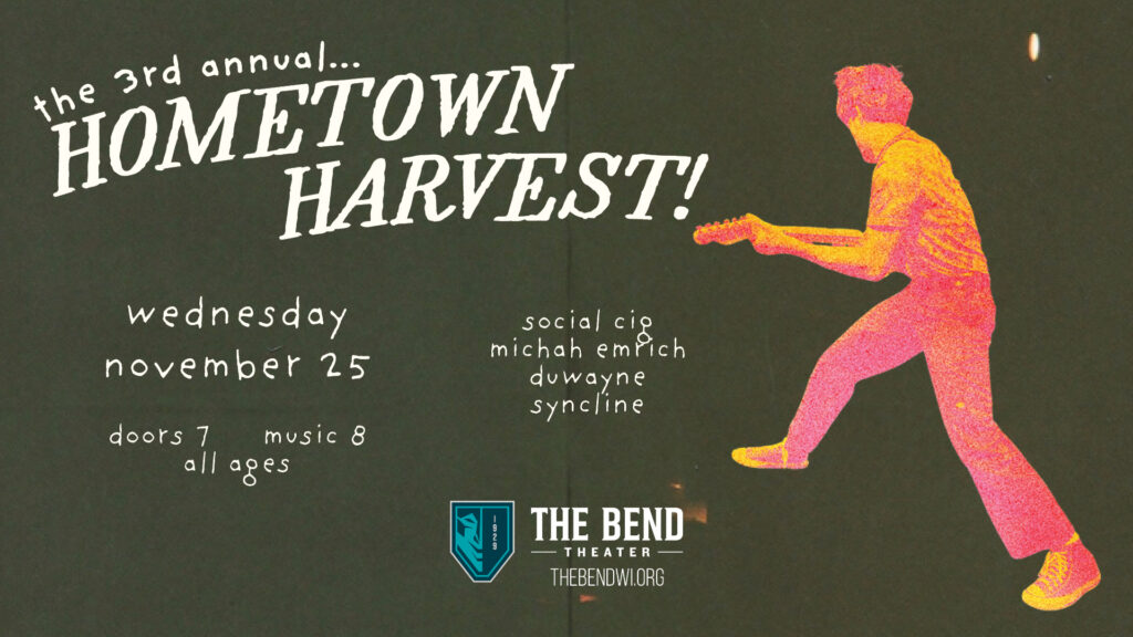 Social Cig 3rd Annual Hometown Harvest Live at The Bend Theater